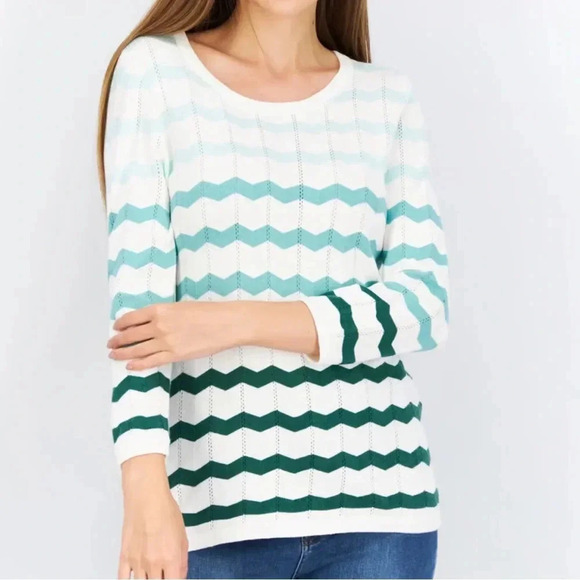 NWT 41 Hawthorn grinds pointelle sweater size large - Picture 1 of 11